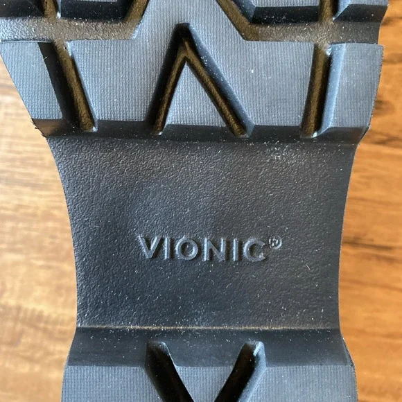 Vionic Cheryl II Black Leather Loafer Shoe Women Size 9 Medium - Picture 6 of 7